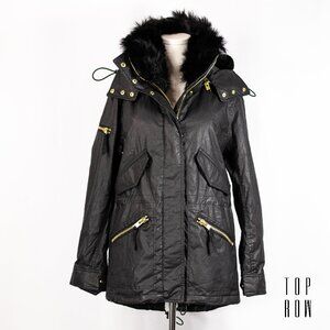 Sam. Devon Shearling Trim Parka
